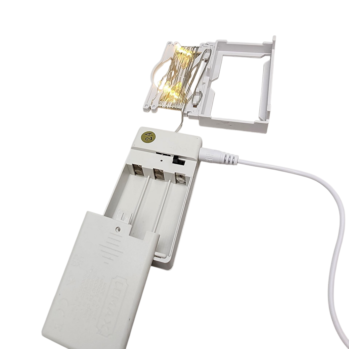 Super Bright Yellow 24 LED Light String for Villages - Tampa Home & Garden Store