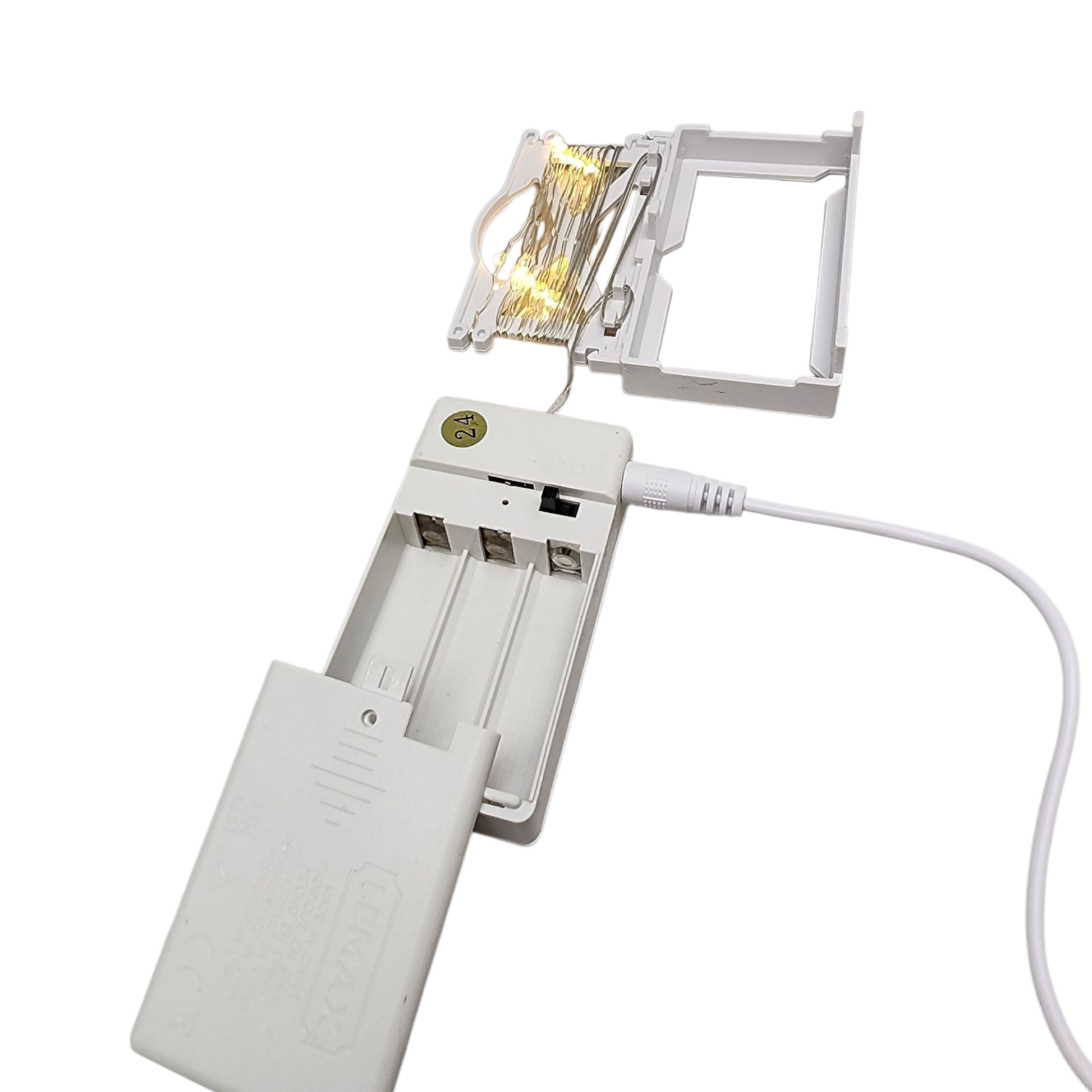 Super Bright Yellow 24 LED Light String for Villages - Tampa Home & Garden Store