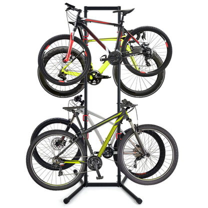4-Bike Vertical Storage Rack with Adjustable Arms
