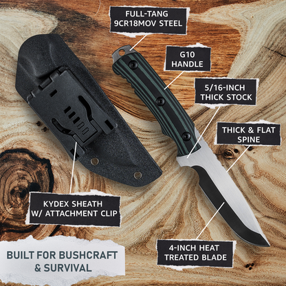 Survival Knife - Tampa Home & Garden Store