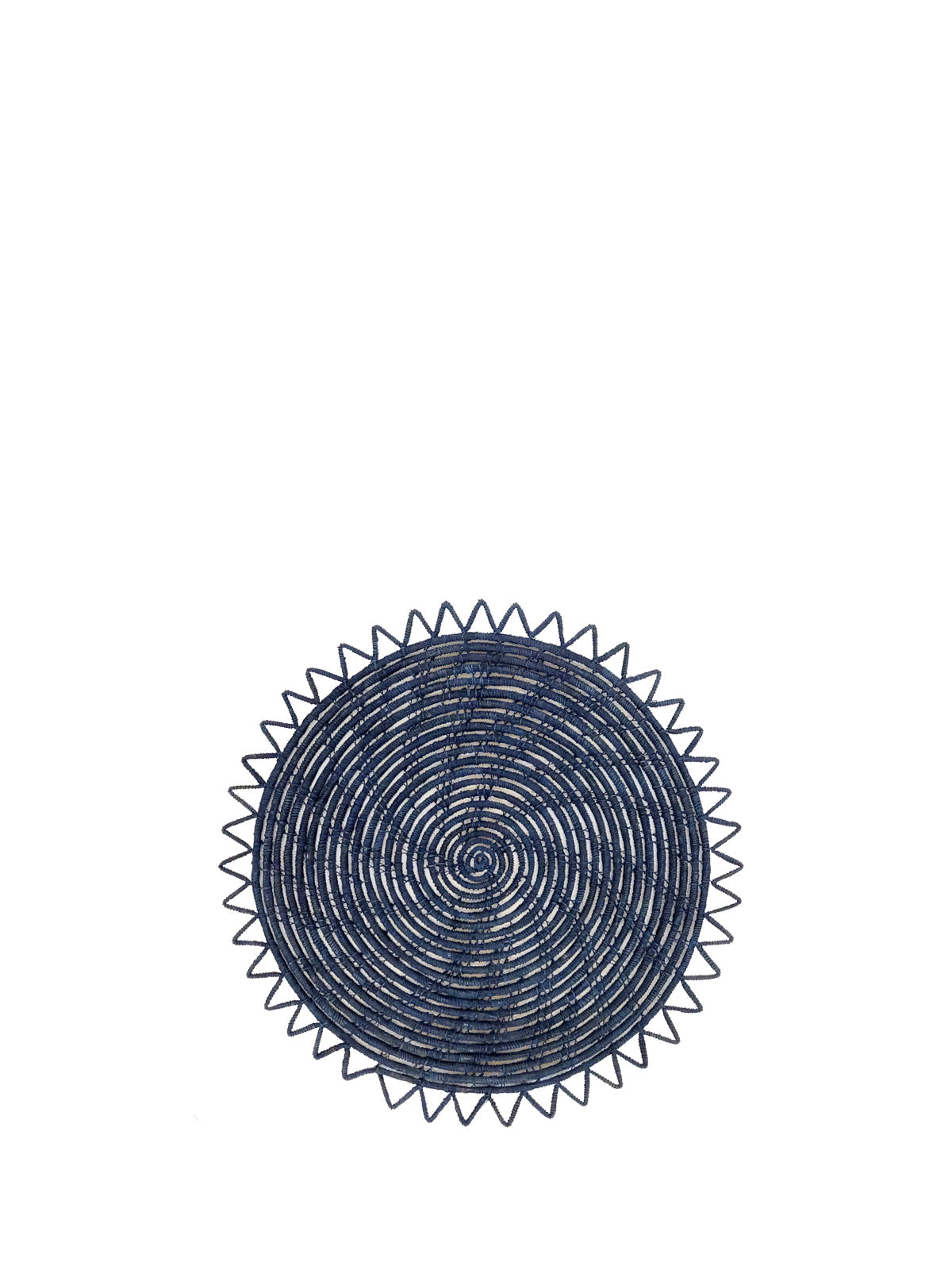 Surya Woven Palm Fiber Placemat - Indigo Blue (Set of 2) - Tampa Home & Garden Store