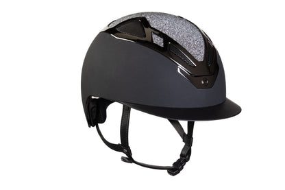 Suomy Apex Riding Helmet Bling Bling Anthracite glitter top matte shell American Equus on Tampa Home & Garden Store