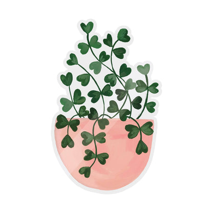 Sweetheart Plant Clear Decal Sticker - Tampa Home & Garden Store