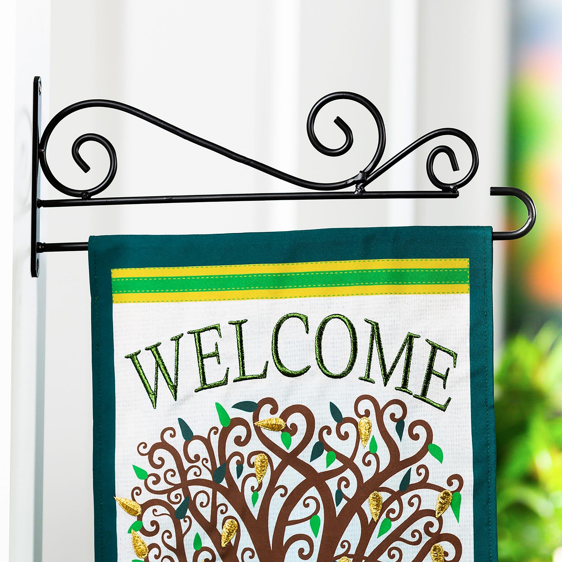 Swirl Wall-Mount Garden Flag Hanger - Tampa Home & Garden Store