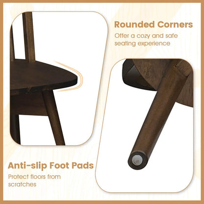 Swivel Windsor Dining Chairs Set of Four