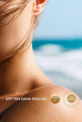 Esthederm Sun Care Oil sunscreen for skin and hair, beach backdrop with sun protection focus on Tampa Home & Garden Store