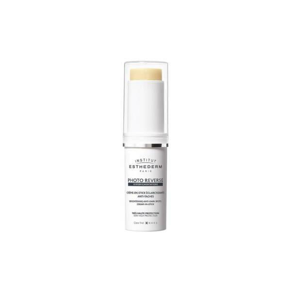 Esthederm Institut Photo Reverse SPF 50+ sunscreen bottle with white pump on Tampa Home & Garden Store