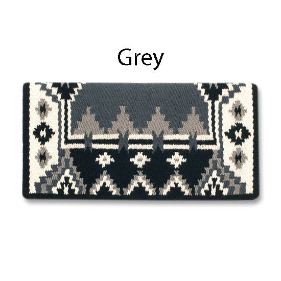 Couverture de selle en laine grise Mayatex 1465-5 Enchanted Pines