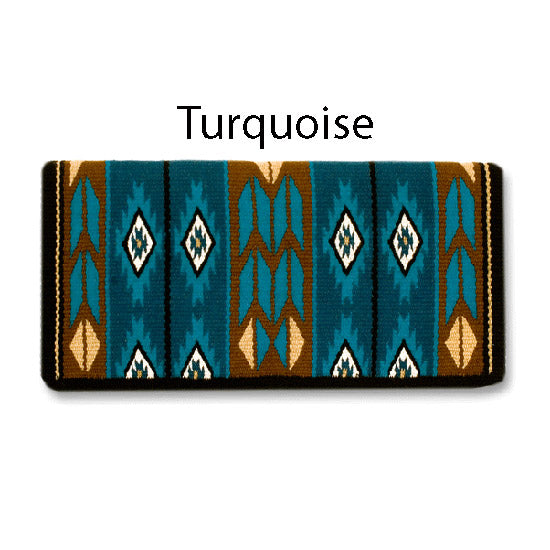 Mayatex 1466-2 Flying Eagle Chocolate Wool Saddle Blanket CHOCOLATE