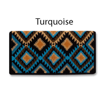 1467-4 Cactus Flower 40X34 NEW ZEALAND WOOL SADDLE BLANKET