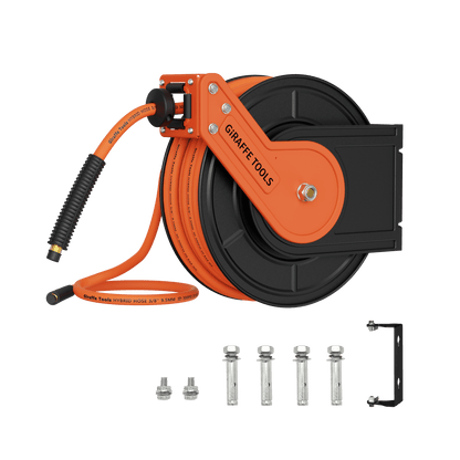 Retractable Air Hose Reel-Alloy Steel Reel-3/8in