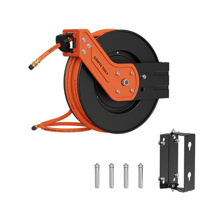 Retractable Air Hose Reel-Alloy Steel Reel-3/8in