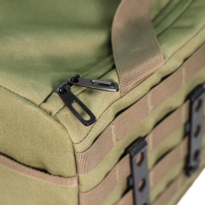 TAC ATV Response Kit recovery straps on olive green tactical bag with black hardware on Tampa Home & Garden Store