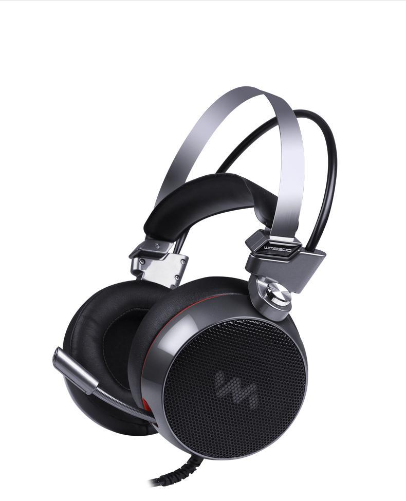 Stevvex Gaming Headset ST10S4792GIF with metal frame, LED accents and wired mic on Tampa Home & Garden Store