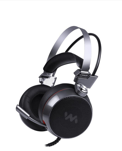 Stevvex Gaming Headset ST10S4792GIF with metal frame, LED accents and wired mic on Tampa Home & Garden Store