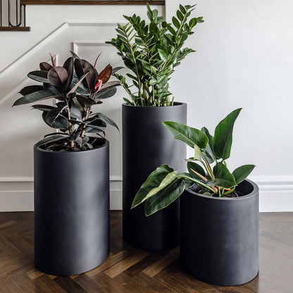 The Loob Tall Planter | Slim Contemporary Column Pot