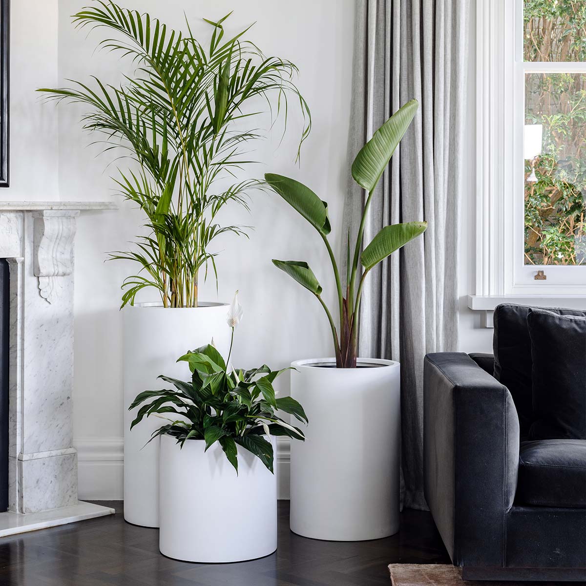 The Loob Tall Planter | Slim Contemporary Column Pot