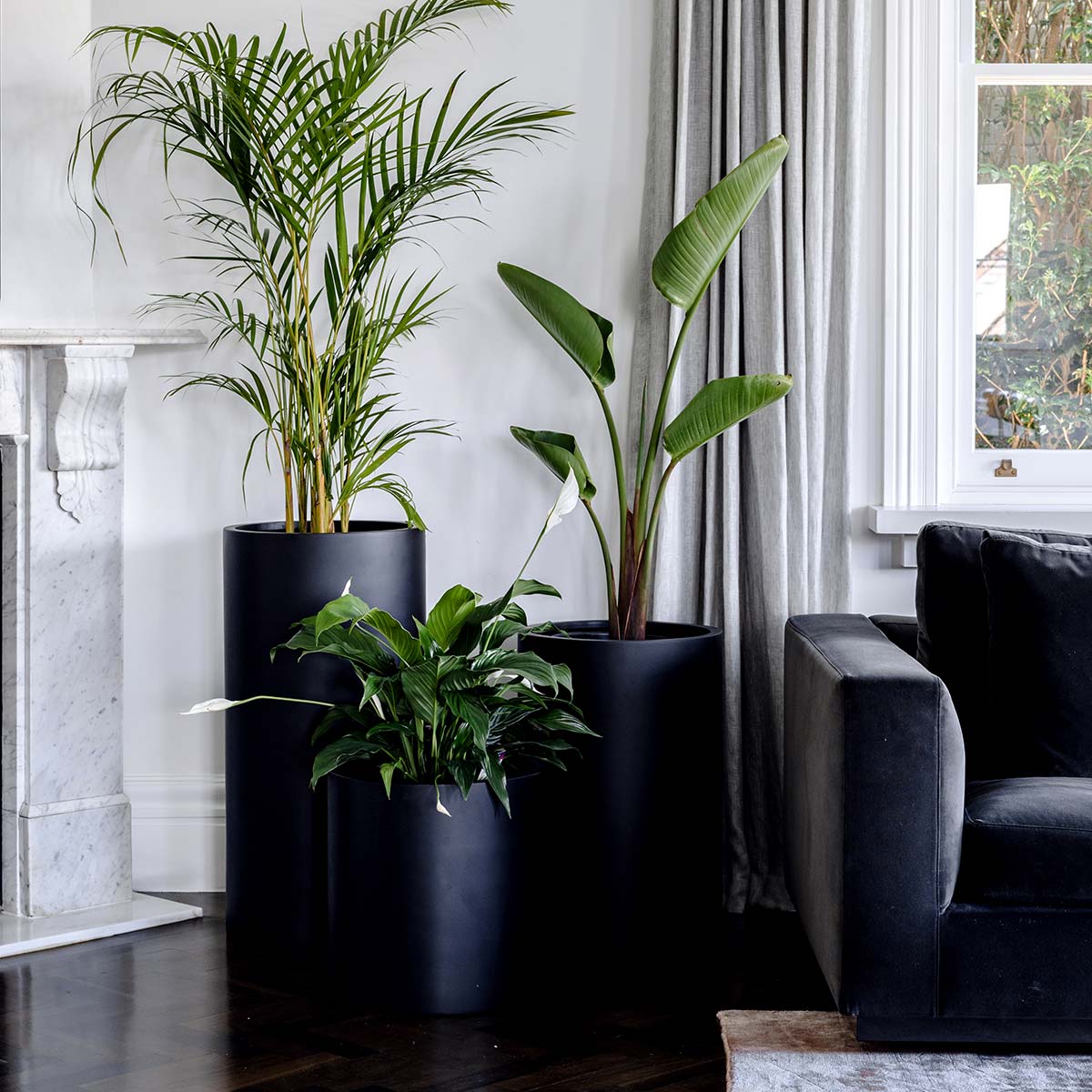 The Loob Tall Planter | Slim Contemporary Column Pot