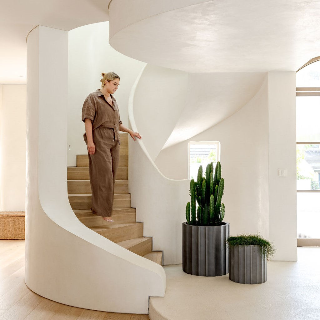 The Ripple Statement Planter | Unique Architectural Pot