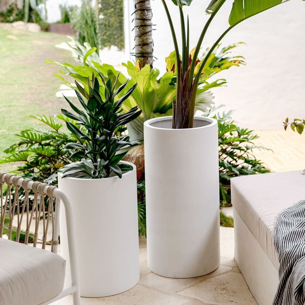 The Loob Tall Planter | Slim Contemporary Column Pot