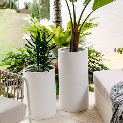 The Loob Tall Planter | Slim Contemporary Column Pot