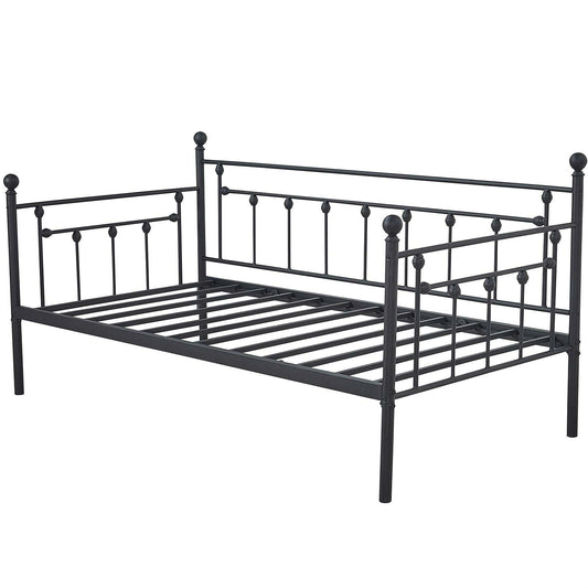 Twin size Classic Black Metal Daybed Frame - Tampa Home & Garden Store