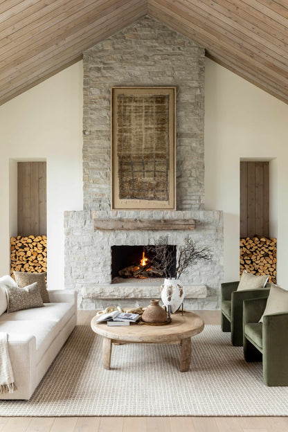 Anahid Bone Area Rug - Clearance by Boutique Rugs, bone-colored woven rug for living room on Tampa Home & Garden Store