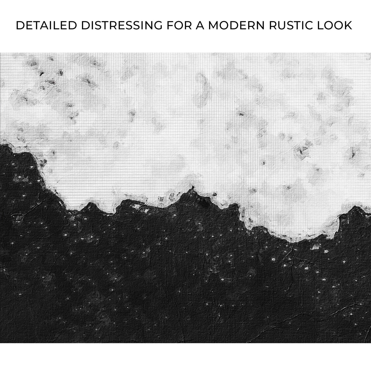 Black and White Painting Canvas Wall Art by Tailored Canvases, grayscale landscape on canvas on Tampa Home & Garden Store