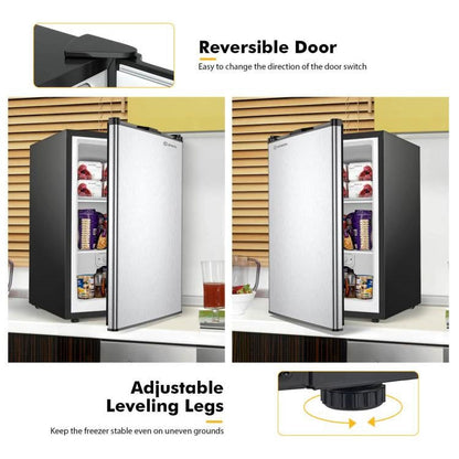 Congelador Portátil Mini Moderno y Compacto de 0.08 m³ para Hogar, Cocina, Dormitorio