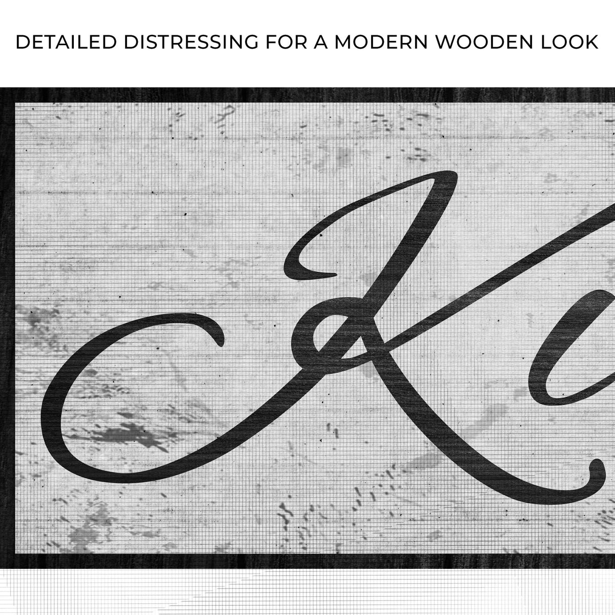 Canvas sign with black cursive text Kitchen Is The Heart Of The Home II Tailored Canvases on Tampa Home & Garden Store