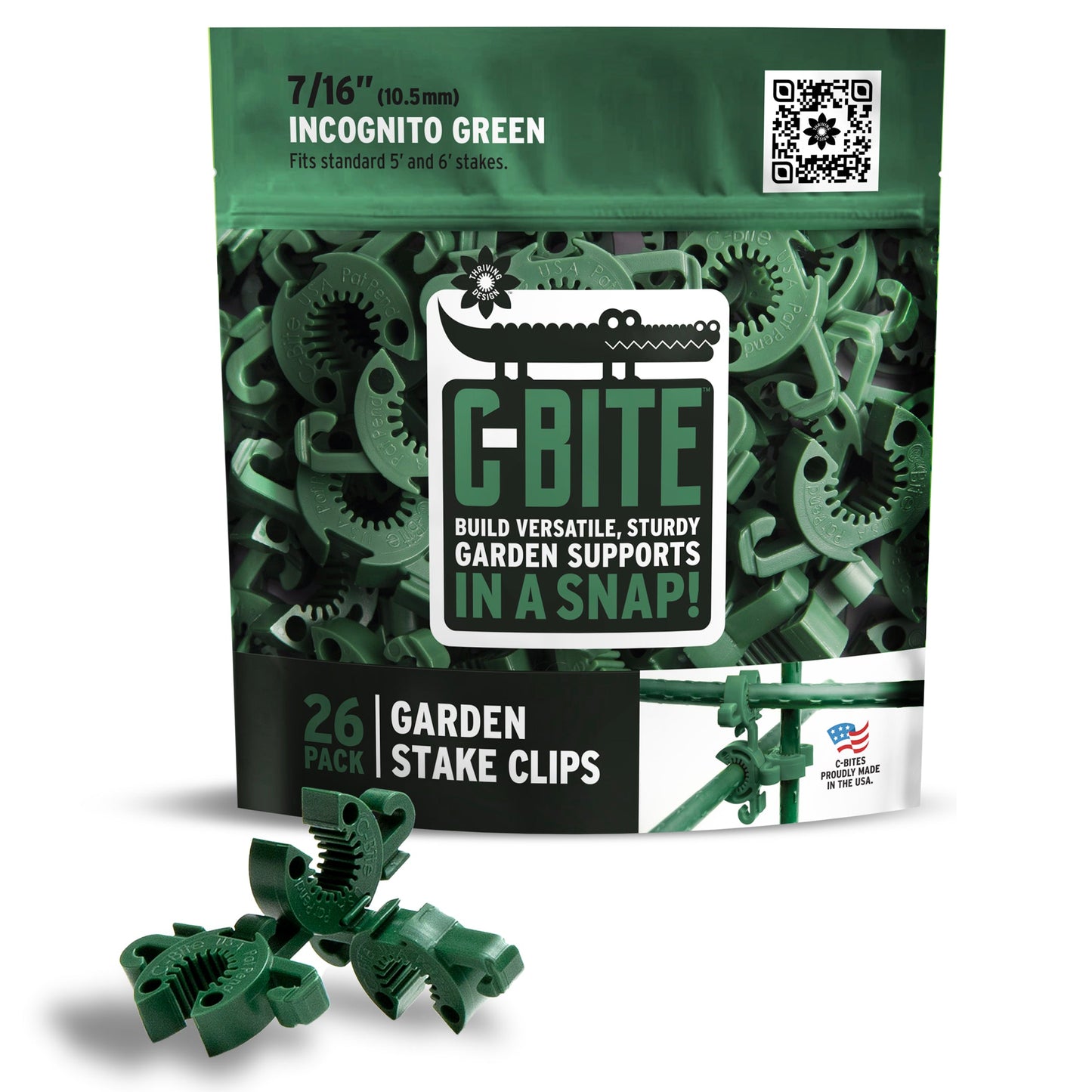 C-BITE Garden Stake Clips