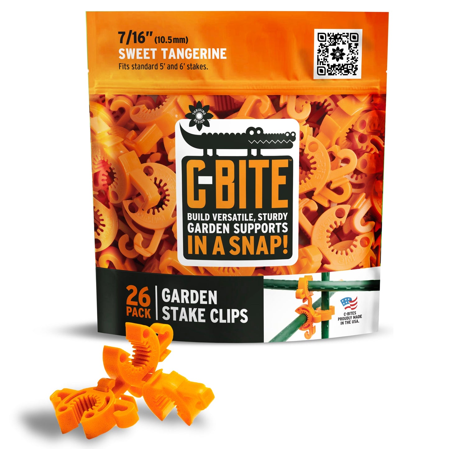 C-BITE Garden Stake Clips