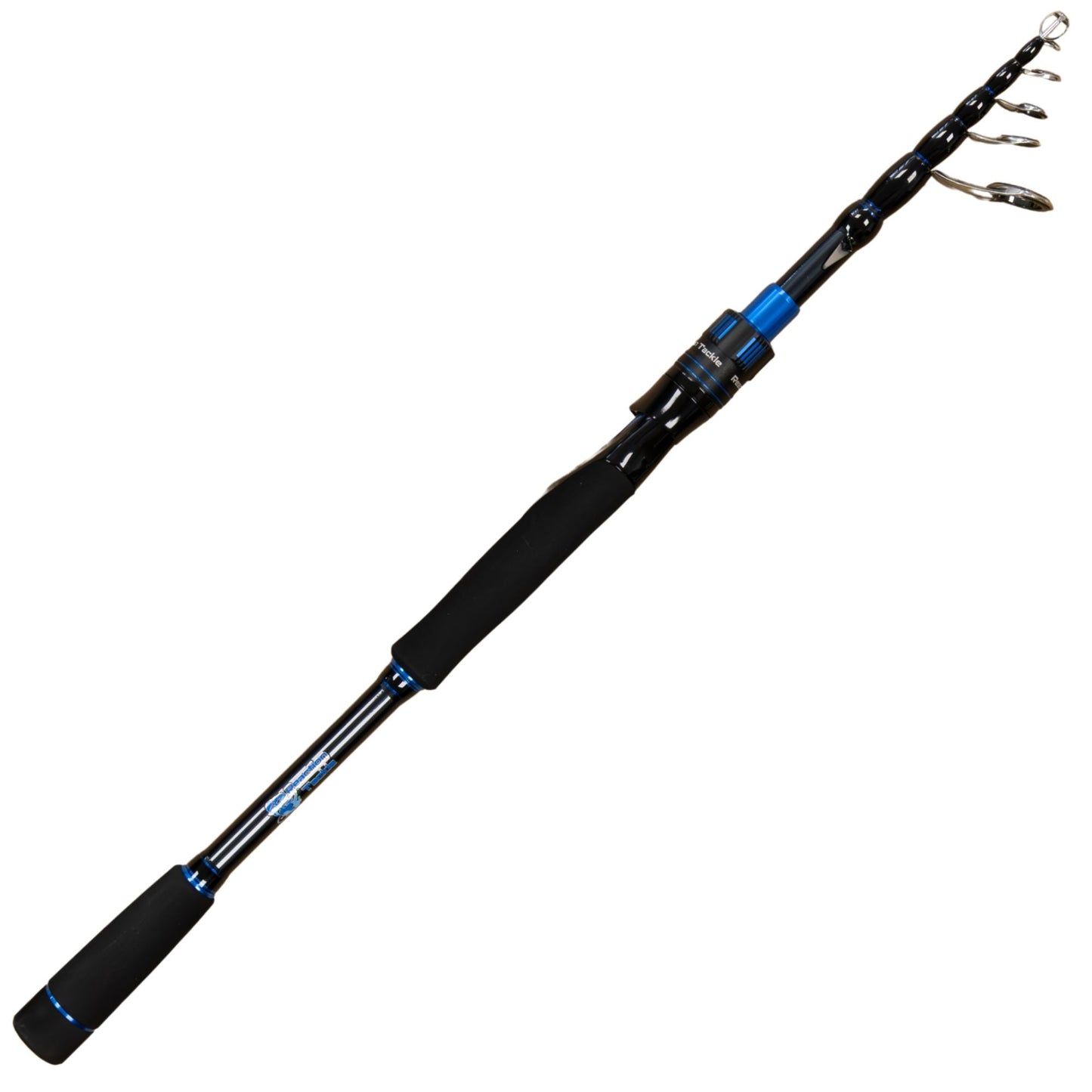 Canne à pêche télescopique Reaction Tackle – Canne de voyage en carbone – Canne pliable pour eau douce et eau salée – NEUVE