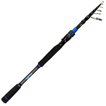 Canne à pêche télescopique Reaction Tackle – Canne de voyage en carbone – Canne pliable pour eau douce et eau salée – NEUVE