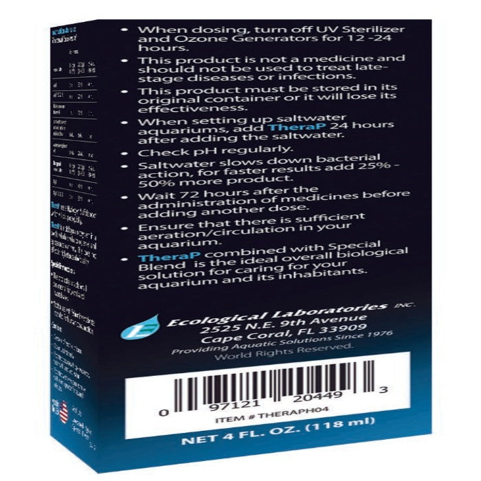 Microbe-Lift TheraP liquid & granular chemical box, blue Rivendell Distribution on Tampa Home & Garden Store