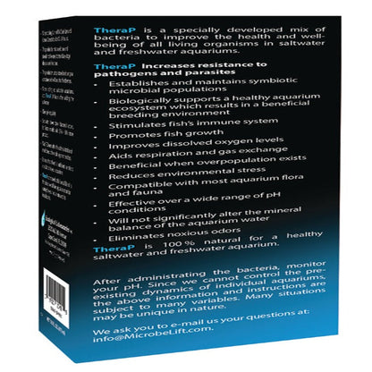 TheraP Microbe-Lift Rivendell Distribution, liquid and granular aquarium chemicals, dark pkg. on Tampa Home & Garden Store