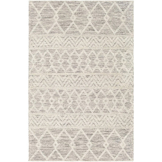 3-ft. x 5-ft. Hand Woven Wool Blend Grey Beige Ivory Persian Style Area Rug - Tampa Home & Garden Store
