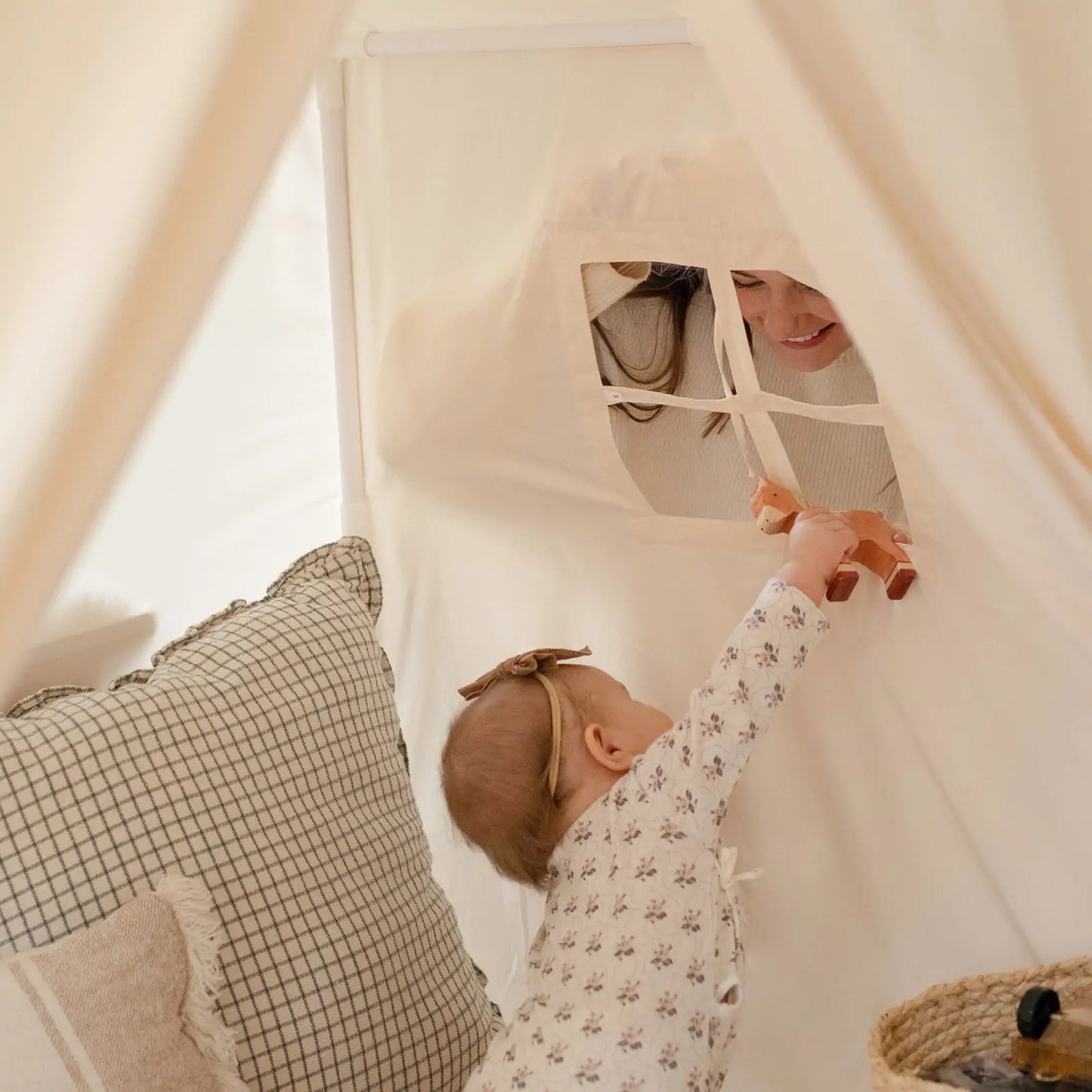 Tiny Land Kids Tent - Large Cozy White Play House by Tiny Land INC, Play Tents on Tampa Home & Garden Store