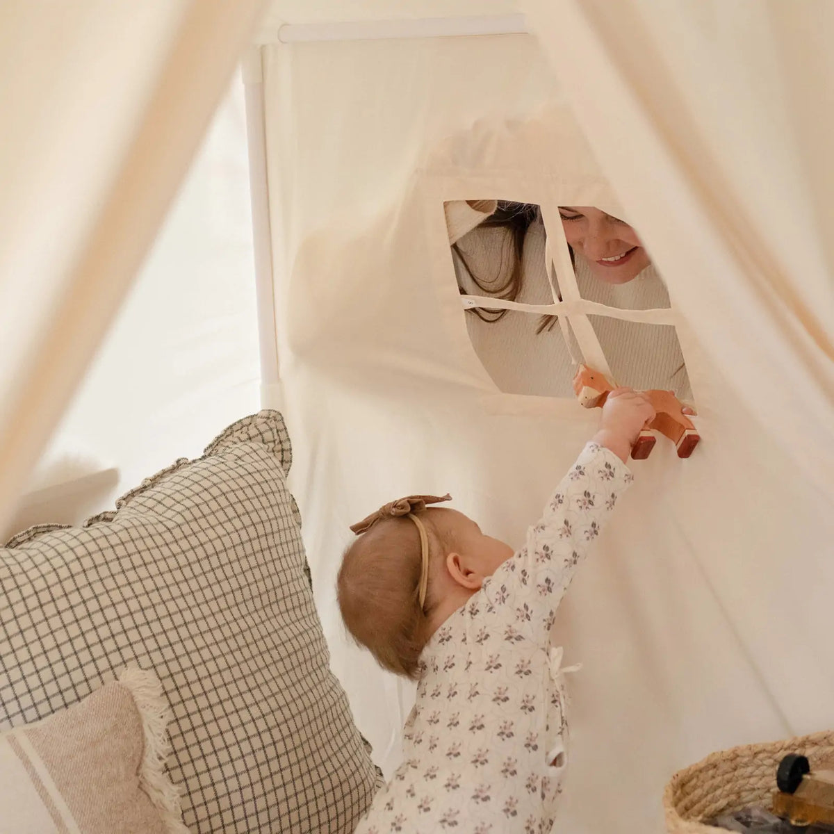 Tiny Land Kids Tent - Large Cozy White Play House by Tiny Land INC, Play Tents on Tampa Home & Garden Store