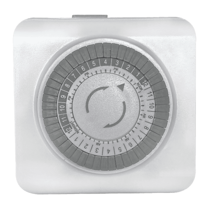 Transformador de bajo voltaje multitoma TSRPT300 de 300 W con fotocélula y temporizador manual con dial, resistente al agua IP65