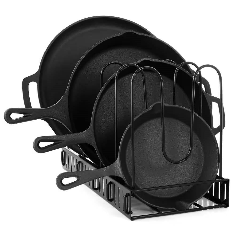 Juego de utensilios de cocina de hierro fundido de 12 piezas con horno holandés, sartén, sartén honda y bandeja para pizza