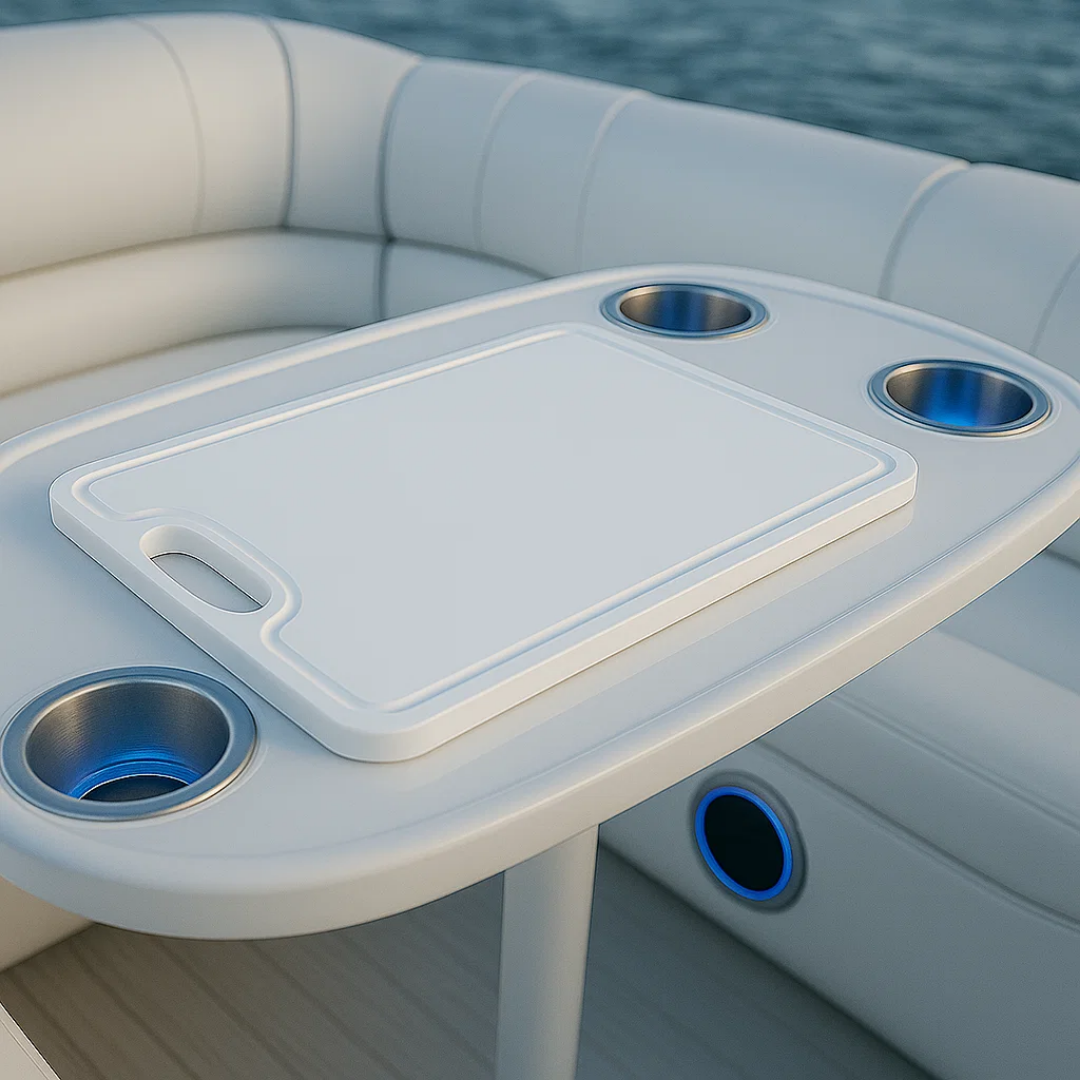 US Made HDPE Cutting Board For Boats and Counters