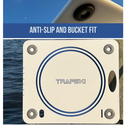 Trapski Rugged Fishing Bucket and Cooler Board