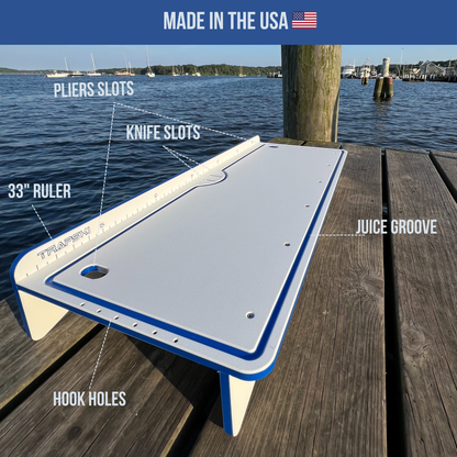 Premium Double Bucket Fillet Table Cutting Board