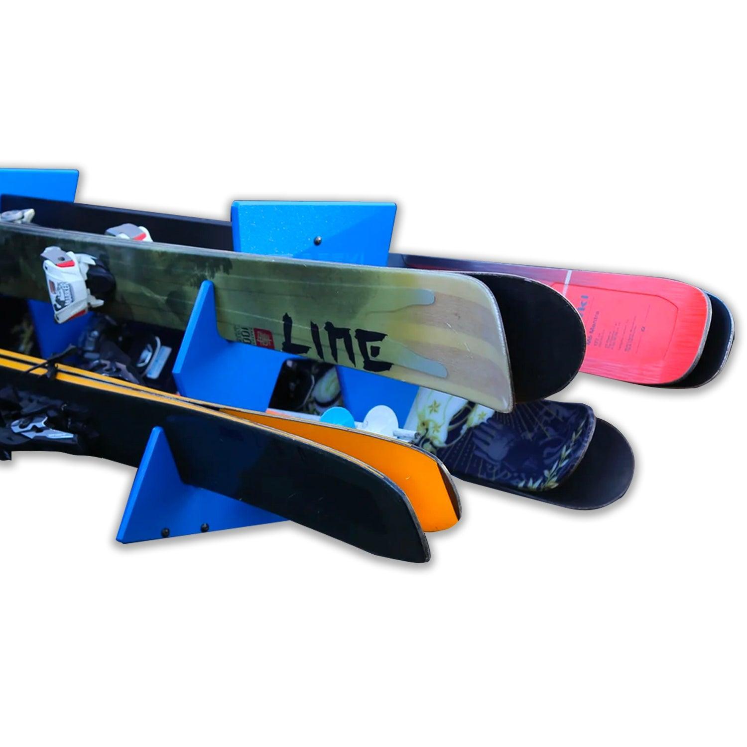 TRAPSKI POWDER QUAD Mobile Ski and Snowboard Rack - Tampa Home & Garden Store