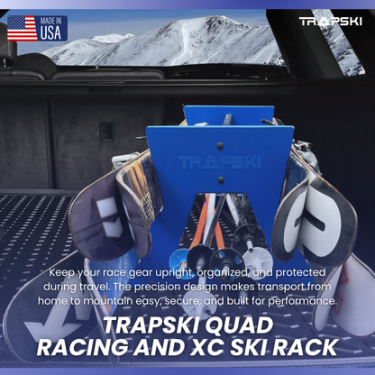 TRAPSKI QUAD Racing and XC Ski Rack - Tampa Home & Garden Store