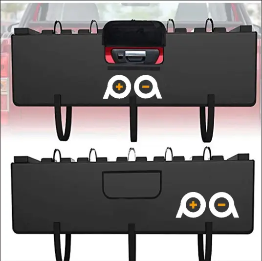 EUNORAU Electric Bike Pick Up Tailgate Pad, black tailgate pad with straps for trucks on Tampa Home & Garden Store