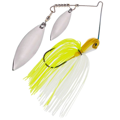 Jigs de spinnerbait de doble hoja de sauce de tungsteno Reaction Tackle (paquete de 2) - Nuevo