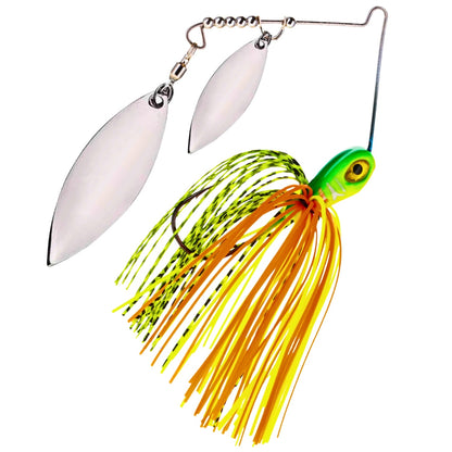 Jigs de spinnerbait de doble hoja de sauce de tungsteno Reaction Tackle (paquete de 2) - Nuevo