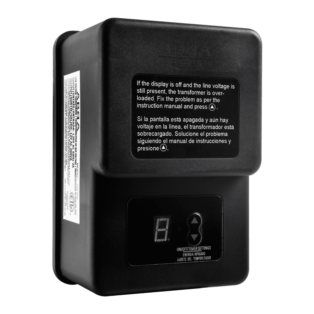 TS200 200W AC 120V Step Down Low Voltage Transformer with Digital Timer IP65 Waterproof - Tampa Home & Garden Store